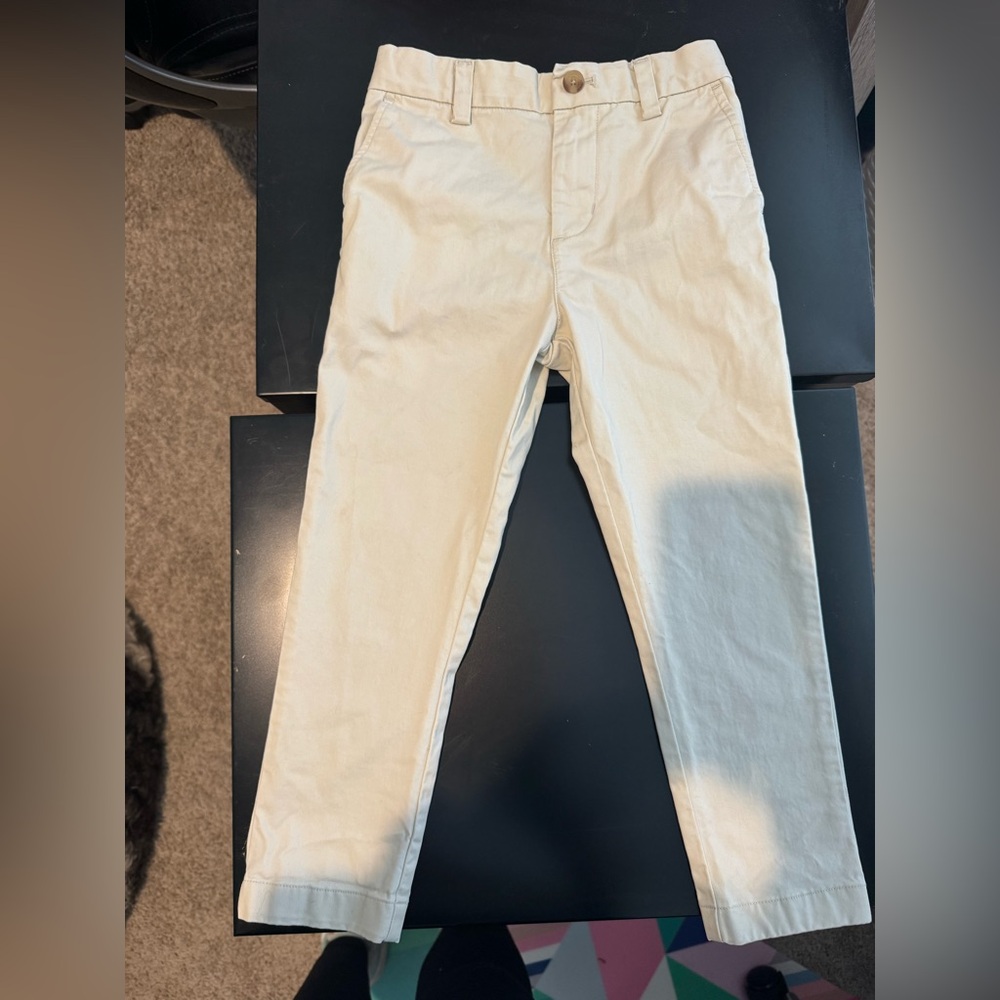 Vineyard Vines Kids Cream Chinos